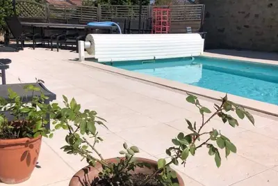 Image de South of France winemaker’s house with heated pool, near vines and beaches