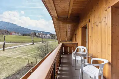 Image de Appartement 'Unterhauserhof B' avec vue sur les montagnes, Wi-Fi, balcon et jardin