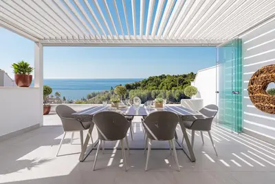 Image de San Antonio 5, beautiful villa with private pool, sea view and Beach Club