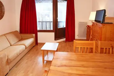 Image de Centre station, 5ème étage, vue pistes de ski, balcon, télévision, 30m², Les Orres