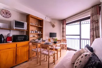 Image de Joli studio 4 personnes proche pistes de skis Pla d'Adet