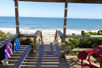Melbourne beach Direct Oceanfront u-c private beach access last min deals