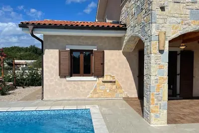 Image de Romantic villa with private pool, sea view and outdoor kitchen