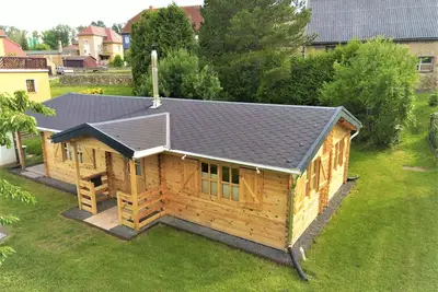 Image de Maison d'été Adler Oderwitz avec cheminée, jardin, Wlan
