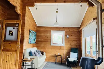 Image de Chalet avec jardin privי et sauna