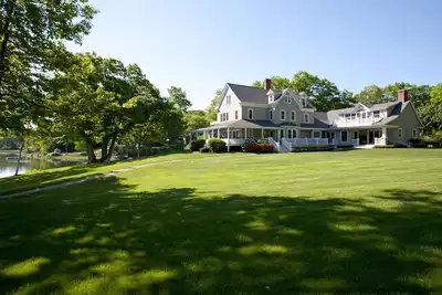 Private Riverfront Estate w/heated pool and deep water dock