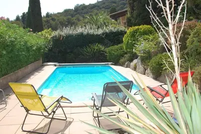 Image de Villa vue mer et piscine à Cavalière - 1 km plage