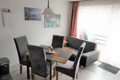 North Sea vacation apartment on the beach