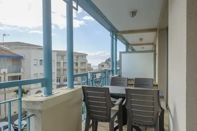 Image de Charmant T2 Bis avec Aperçu Mer, Piscine, Parking Privé à 100m Plage - Châtelaillon-Plage