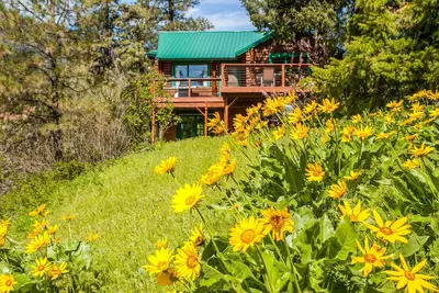 Image de Secluded Custom Log Home with Intoxicating Views