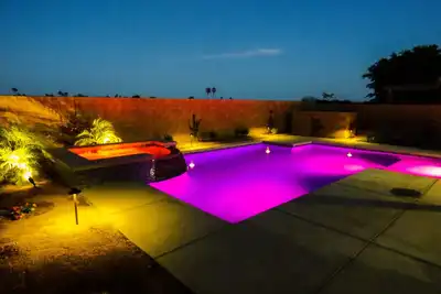 Gorgeous 4 Bedroom Private Pool Home Just Steps to Coachella Music Festival!