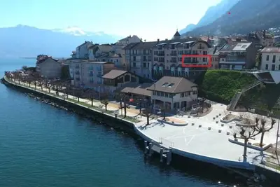 Image de Appartement spacieux avec vue Lac Léman exceptionnelle