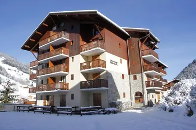 Image de À 100m des pistes de ski, 2ème étage, parking, télévision, 28m², Arêches-Beaufort