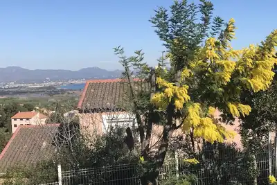 Image de T2  climatisé- calme -jardin et entrée  privée -St Aygulf  - animaux acceptés.