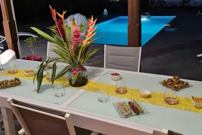 Image de Villa dans résidence privée résidence fleur de canne du levant 97118 blonval