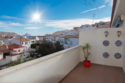 Image de Beautiful apartment with a large terrace facing the Sierra and the sea