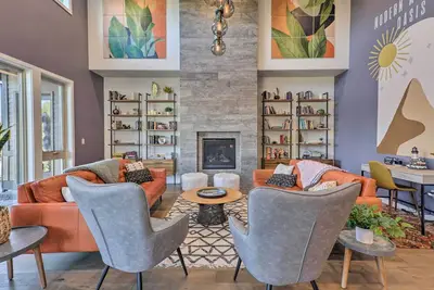 Image de Modern Mtn Oasis w/ Patio, Hot Tub & Grill!