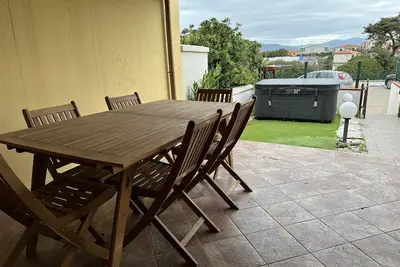 Image de The cottage is located about 300 m from the sea in a private complex