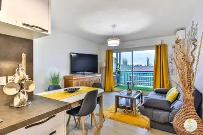 Image de Parentis en Born Appartement avec balcon pour 4 personnes