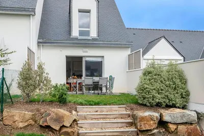 Image de maison enchantée 6 personnes et 1 bébé à 250 m plage océan à Sarzeau Morbihan 56