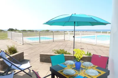 Image de T2 classé 3***, Face A L'Ocean, Tennis Et Piscine