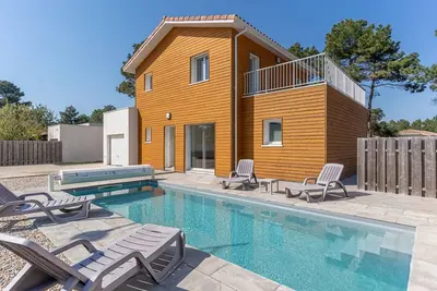 Image de Villa moderne à Mimizan proche plages, climatisée