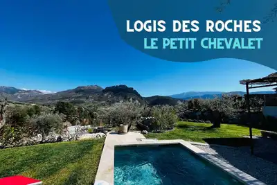 Image de ⭐ Le Petit Chevalet ⭐ Villa ⭐ piscine privée chauffée ⭐ vue Mt Ventoux ⭐