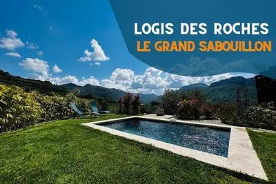 Image de ⭐ Le Grand Sabouillon ⭐ Villa style loft ⭐ piscine privée ⭐ vue Mt Ventoux ⭐