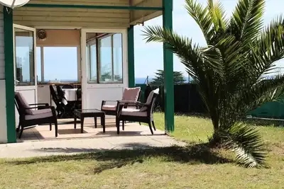 Image de A Erquy, à 200m de la plage et de l'îlot Saint Michel, chalet vue mer