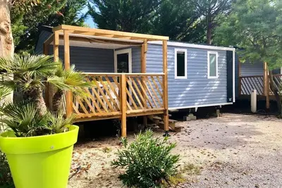 Image de Mobil Home Compact 3 Pièces 4 Personnes Climatisé + Tv