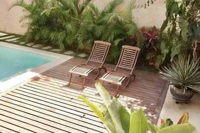 Image de Modern luxury villa with private pool, hot tub and rooftop