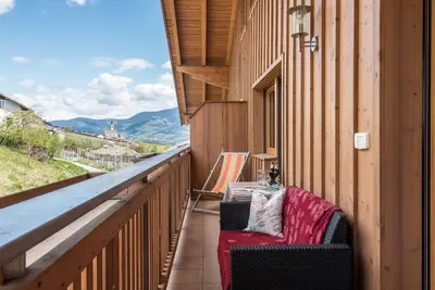 Image de Appartement 'Huberhof - Rubens' avec vue sur les montagnes, jardin et Wi-Fi
