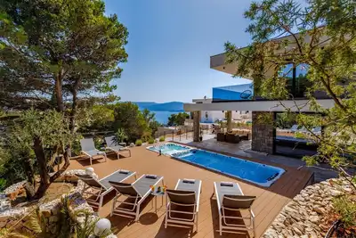 Image de Belle maison à Slivno avec WiFi