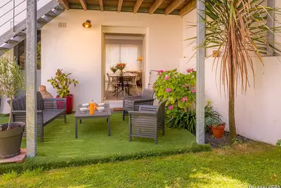 Image de Appartement 2 pièces en rez-de-jardin à 300m des plages et commerces - Larmor-Plage