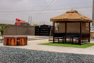 Image de Serene house with a hot tub close to Accra