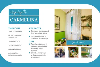 Image de Carmelina Room in Vernazza