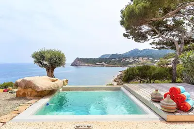 Image de Villa 'Seaside' avec vue sur la mer, Wi-Fi et climatisation