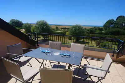 Image de Duplex rénové 2019 à 250m de la plage du Fogeo, 3 chambres, grande terrasse, barbecue
