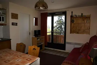 2 pièces cabine au pied des pistes résidence Edelweiss