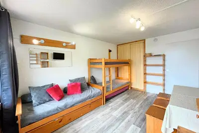 Image de Studio pour 4 personnes avec balcon exposé Sud