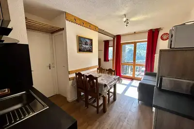 Image de Appartement 4 personnes aux Ménuires avec vue sur la montagne