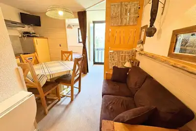 Image de Magnifique studio déco style chalet au pied des pistes