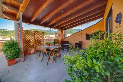 Image de Maison de vacances \"Mansarda da Dani\" avec vue sur la mer, terrasse couverte et Wi-Fi