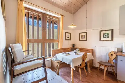 Image de Appartement 'Moserhof - Schartblick' avec vue sur les montagnes, jardin et Wi-Fi