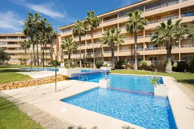 Appartement \"Alborada Golf 1-2b Spaniahome\", avec vue montagnes, piscine partagée & Wi-Fi