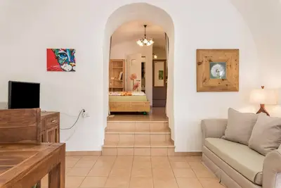 Image de Studio 'Moserhof - Sunnseit' avec vue sur la montagne, jardin et Wi-Fi