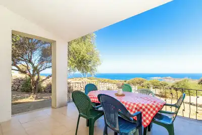 Image de \"Villa Agnese\", avec vue sur la mer, terrasse et jardin