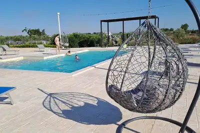 Image de 5 minutes from the sea of Gallipoli, Eco Villa with private and independent pool