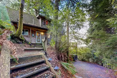 Image de Dog-friendly cabin with ocean view, fast WiFi, fireplace, and washer/dryer