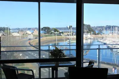 Appartement Vue Mer avec loggia au port de de Perros-Guirec